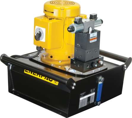 ZE5310SW, Electric Hydraulic Pump, 3/3 Solenoid Valve, Electric Box and LCD, 10,0 litres Usable Oil, 1,64 l/min Oil Flow at 700 bar, 380-415V
