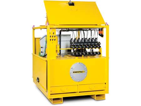 EVO1240380W, 12 point Synchronous Lifting System, 4,80 l/min Oil Flow at Rated Pressure, 7,5 kW, 380V, Weighing